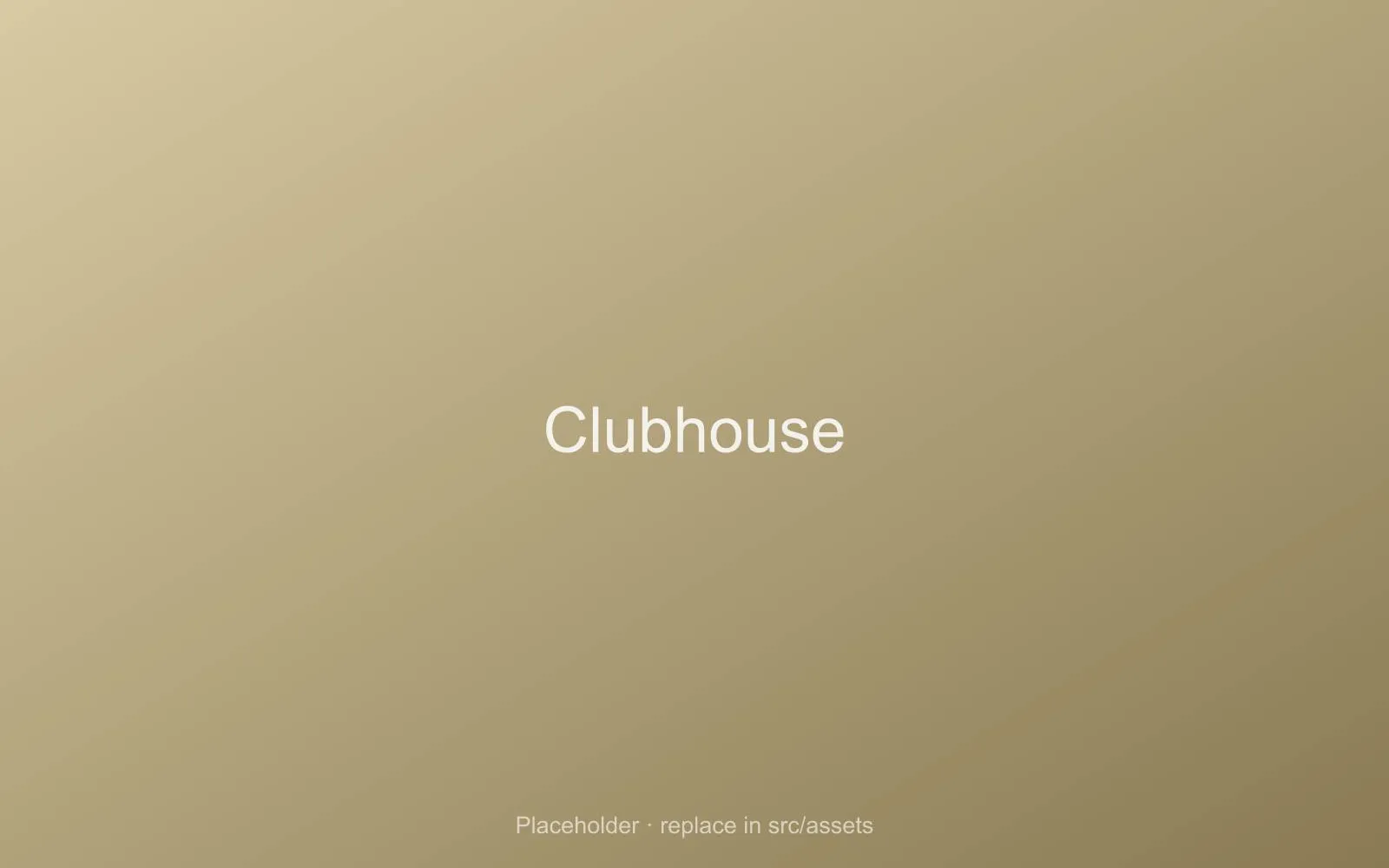 The GolfBack clubhouse