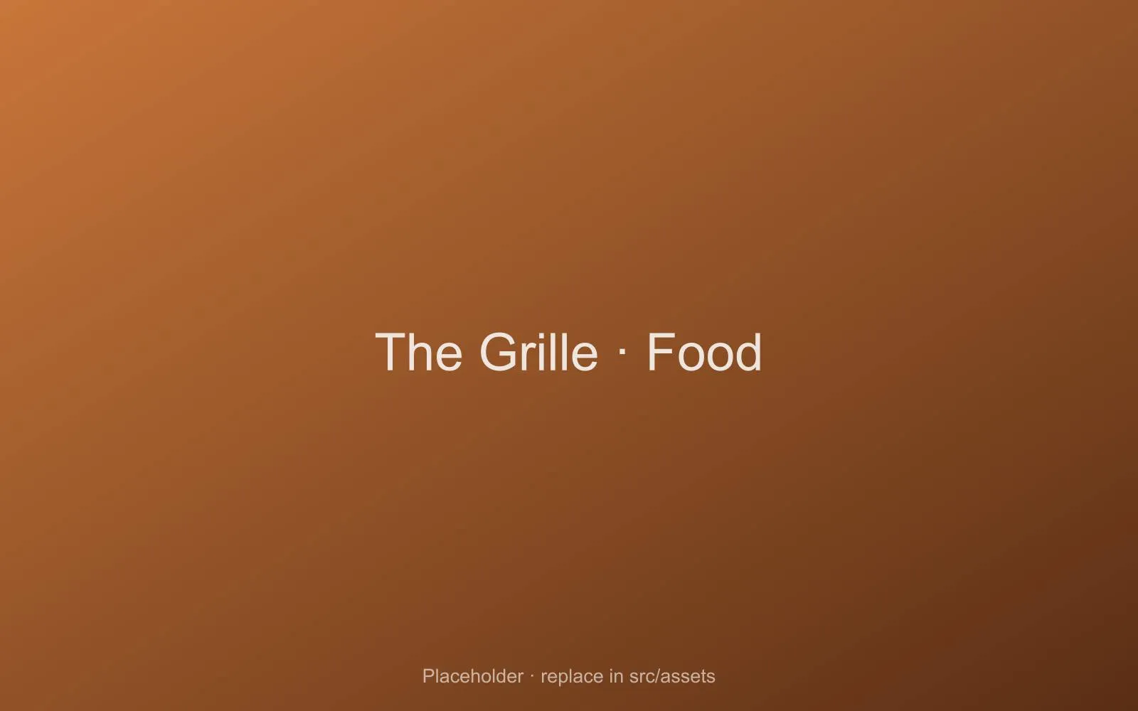 A burger and salad served at The Grille