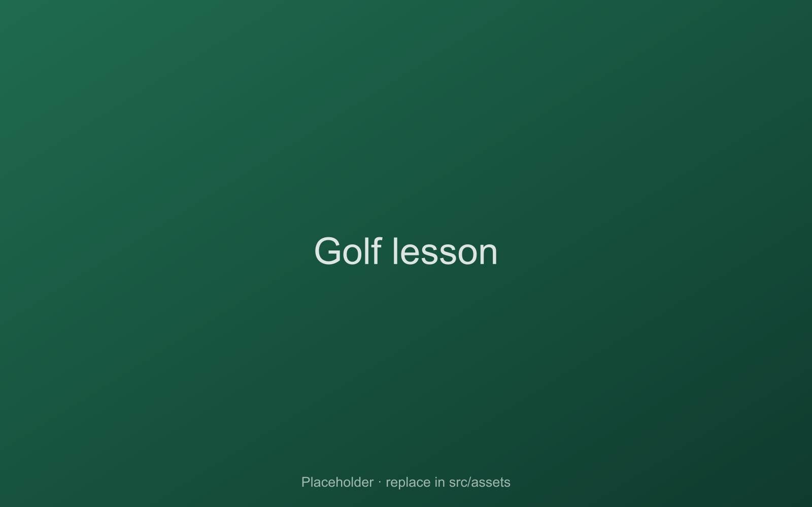 Instructor giving a lesson on the range